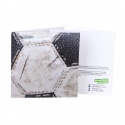 Greeting Card - Worn Soccer Ball Greeting Card - Worn Soccer Ball